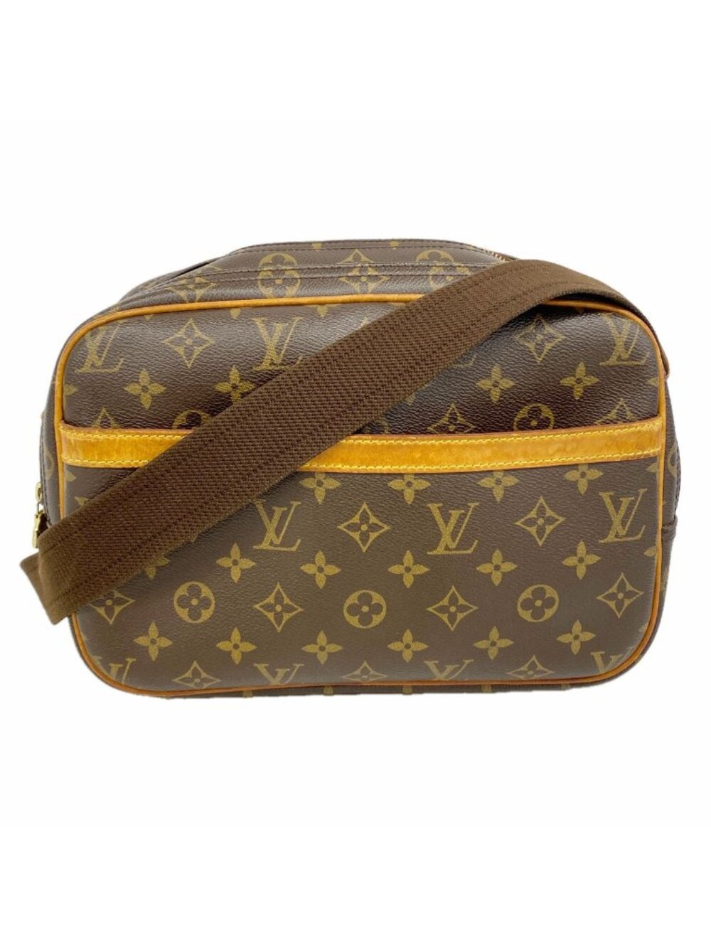 Louis Vuitton Shoulder Bag Monogram Reporter PM Brown